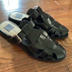 Dolce Vita Black Flats with Buckle